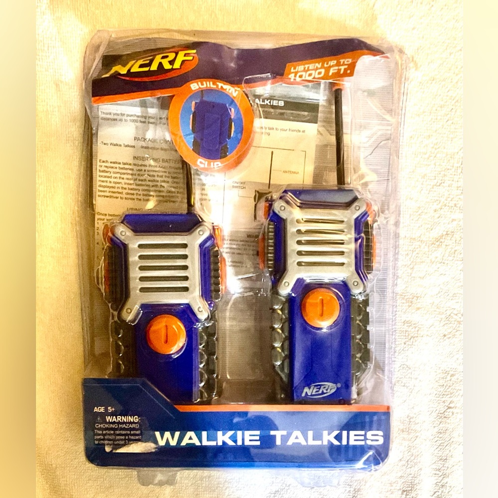 Brand New NERF Elite Walkie Talkie Set 2-Pack!